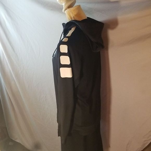 Nike Therma Fit Black Zippered Hoodie Sz. S With Moraine Valley Basketball Logo - Picture 6 of 17